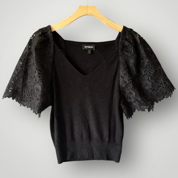 Express Tops - 5 for $40 Express Top Blouse Shirt Size S Black Lace